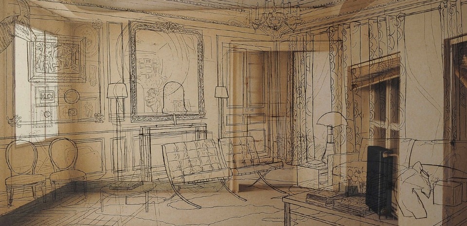 Mar Hernández, El Pasaje de Fuecarral, etching on digital photography, 55x75cm, 2015