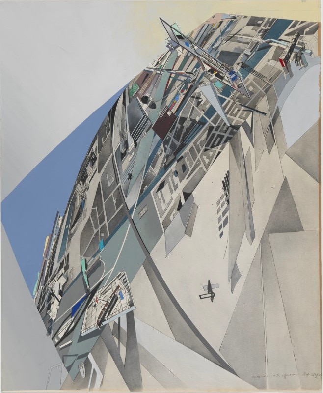 Zaha Hadid, The World (89 Degrees), 1984