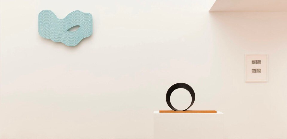 Markus Raetz, exhibition view at the Monica De Cardenas Gallery, St. Moritz, 2017