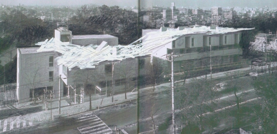Tadashi Kawamata, “(Under Construction) Again”, Hillside Terrace, Tokyo, 2017, 