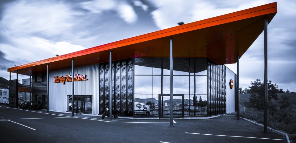 Archi3A Architects, Harley Davidson, Puy-de-Dôme, Francia