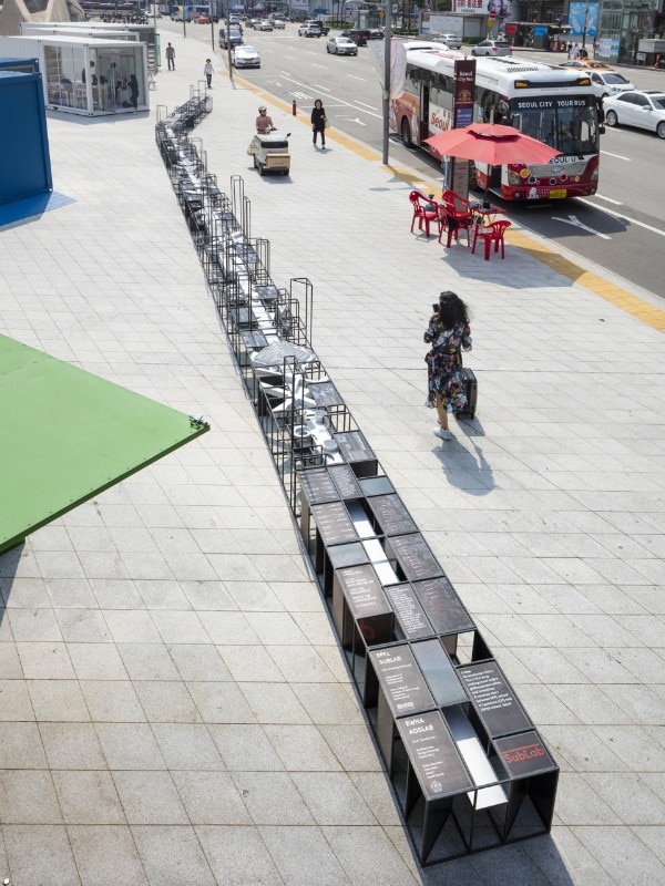 Fig.6 "GSXP2 – Groundscape eXPerience Pavilion", veduta dell'installazione, Seoul Biennale of Architecture and Urbanism, 2017