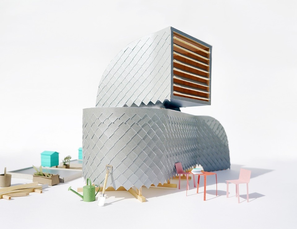 PUP Architects, H-VAC antipavilion presentation model