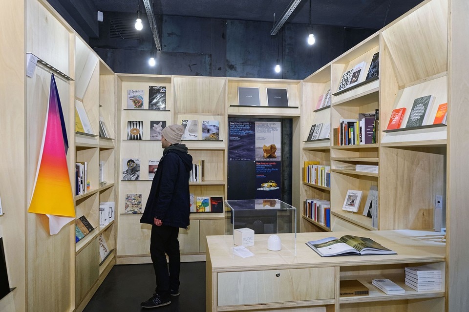 View of the project Studiolo, realised by Olivier Vadrot at Frac Franche-Comté in Besançon in February 2018 - Photo Blaise Adilon