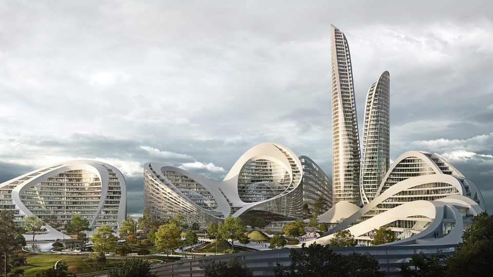 Rublyovo-Arkhangelskoye smart city, Zaha Hadid Architects, 2018