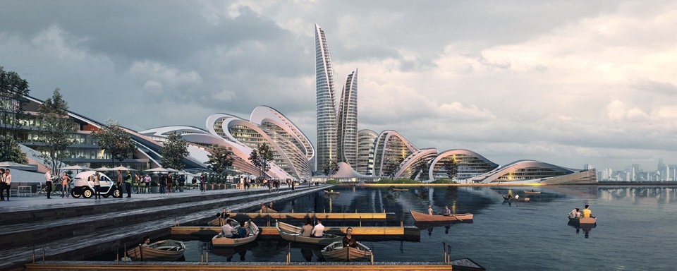 Rublyovo-Arkhangelskoye smart city, Zaha Hadid Architects, 2018