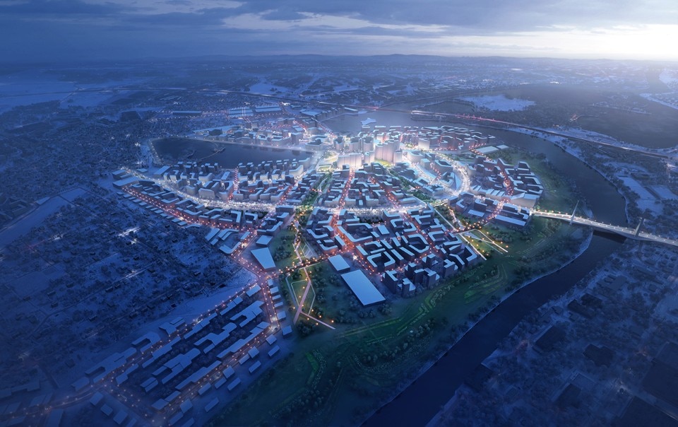 Rublyovo-Arkhangelskoye smart city, Zaha Hadid Architects, 2018