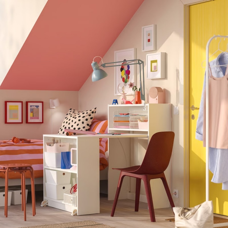 Libreria Billy con tavolo pieghevole