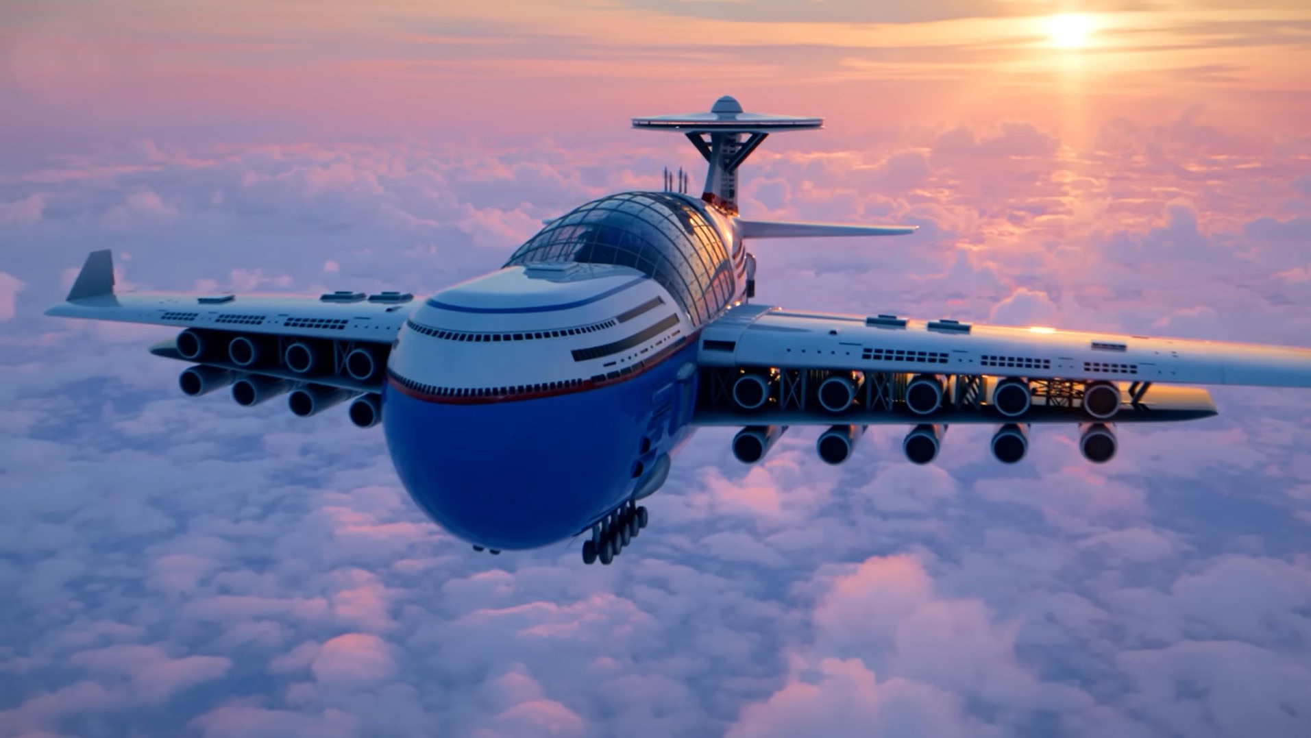 A flying luxury hotel powered by nuclear energy - Domus
