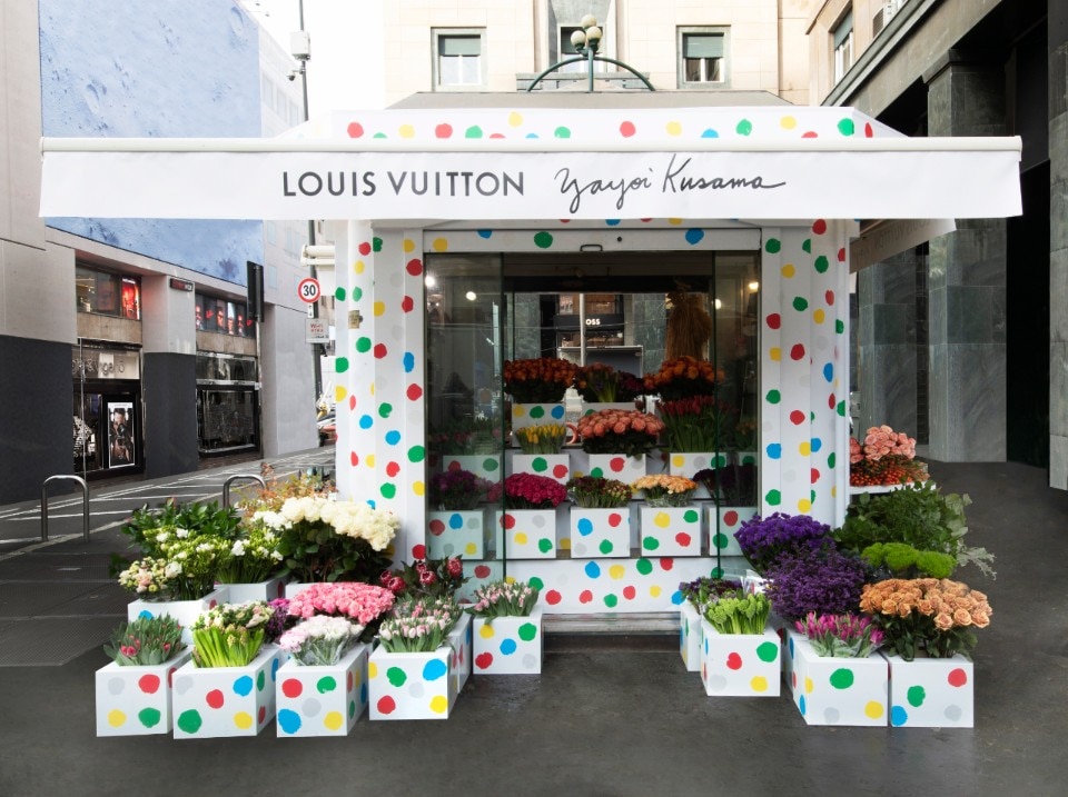Louis Vuitton e Yayoi Kusama a Milano