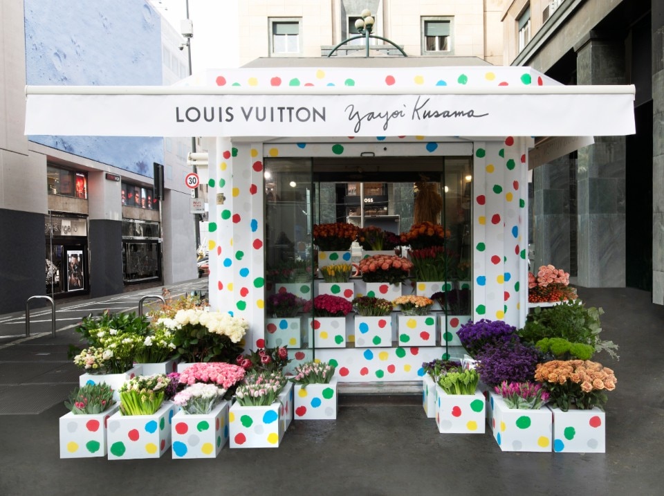 Louis Vuitton's new Garage Traversi store is an immersive Kusama