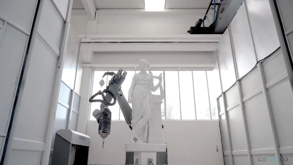 Robot chisel can sculpt marble like a 3D printer