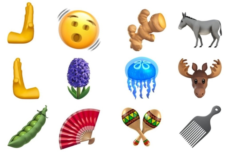All the new Apple emojis introduced by iOS 16.4 Beta
