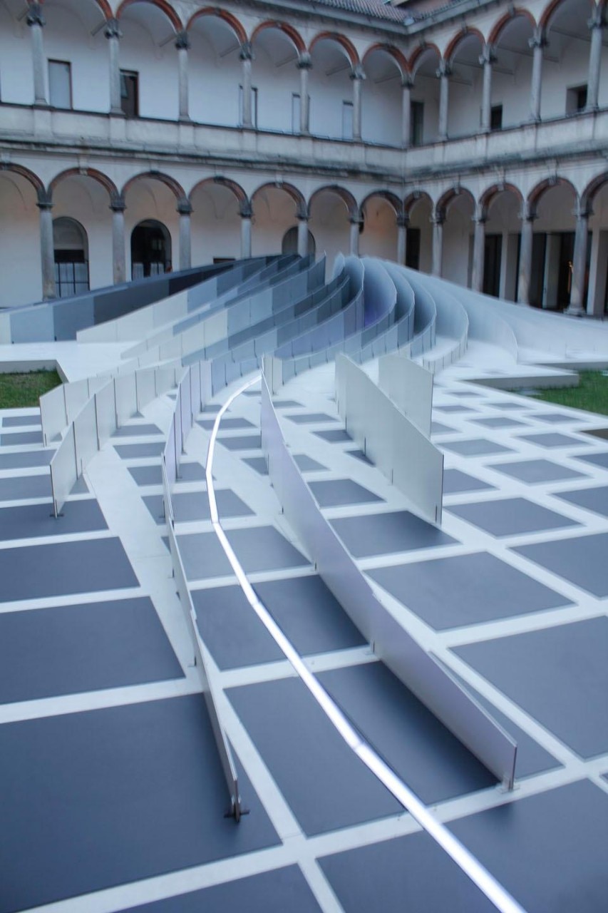 Zaha Hadid, <i>Twirl</i>, with Lea Ceramiche, luci Artemide