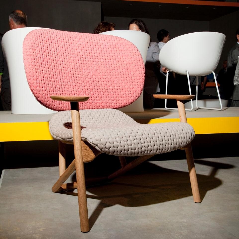 The natural beech Klara chair designed by Patricia Urquiola for Magis