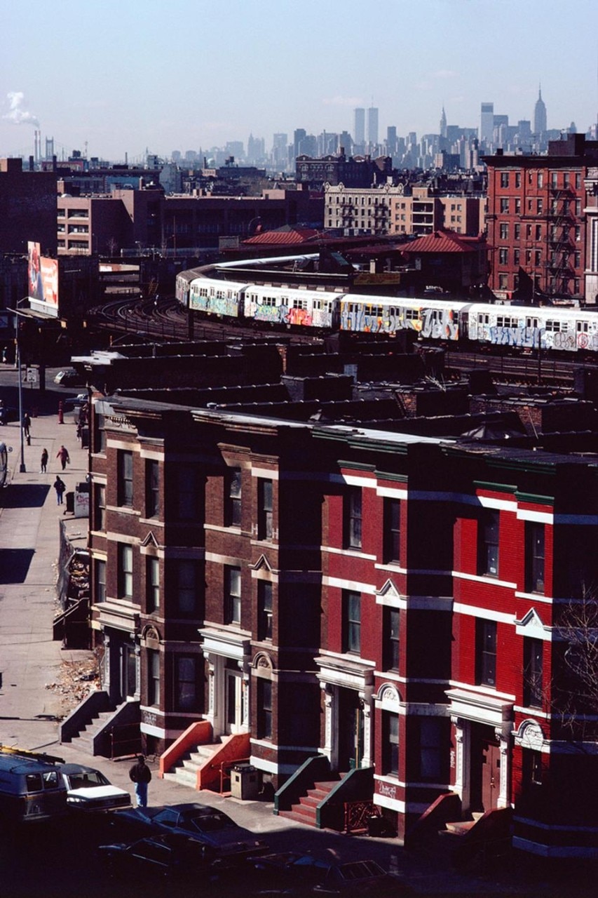 View South from Simpson Ave., South Bronx, 1989.