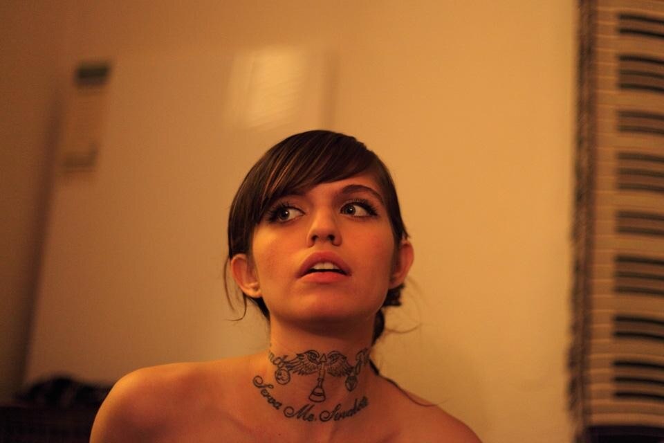 Top: Monica Nouwens, <i>Kyle</i> at Annie Wharton Los Angeles; above: <i>Vibike</i>