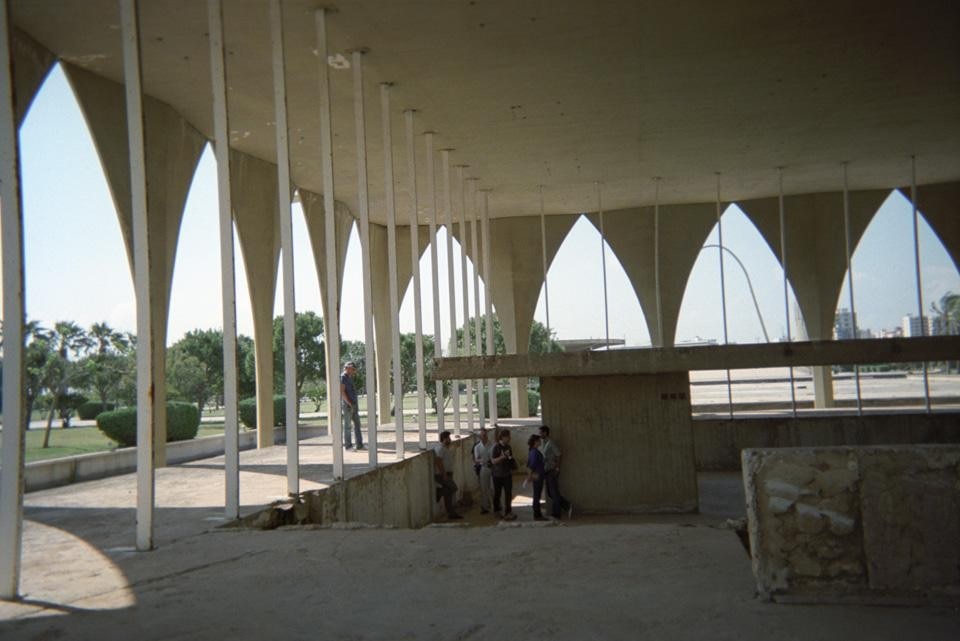 Oscar Niemeyer, the Rashid Karami International Fair in Tripoli 