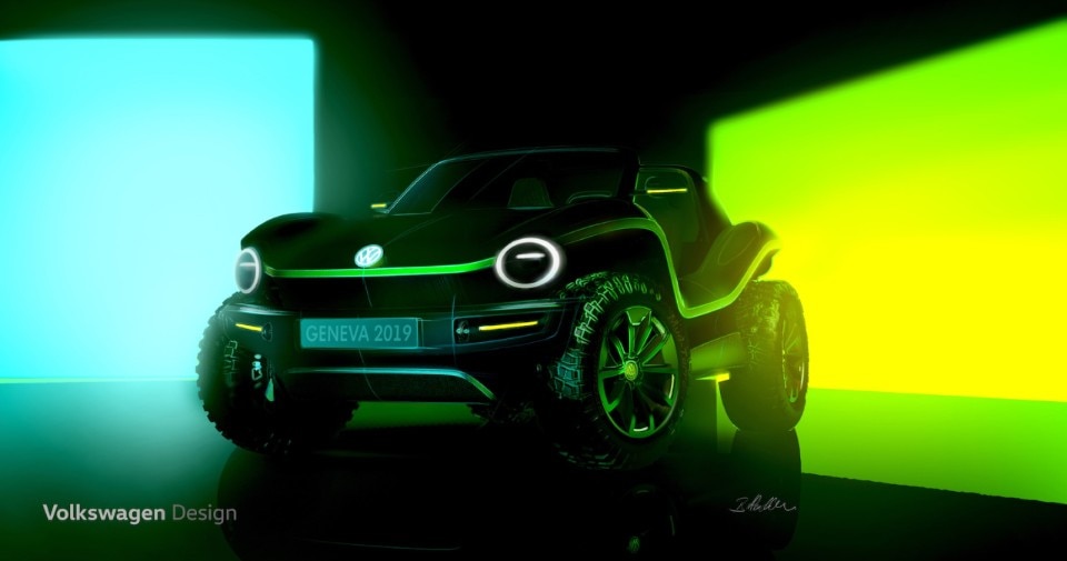 Volkswagen has a concept for an all-electric dune buggy