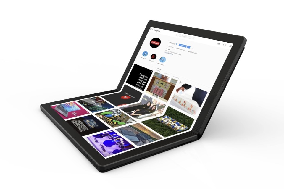 Lenovo foldable Thinkpad concept