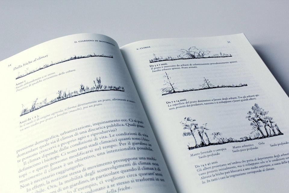 Drawings depicting the transition from <i>friche,</i> natural development ranging from three to fourteen years, to the climax, the optimal level of vegetation.