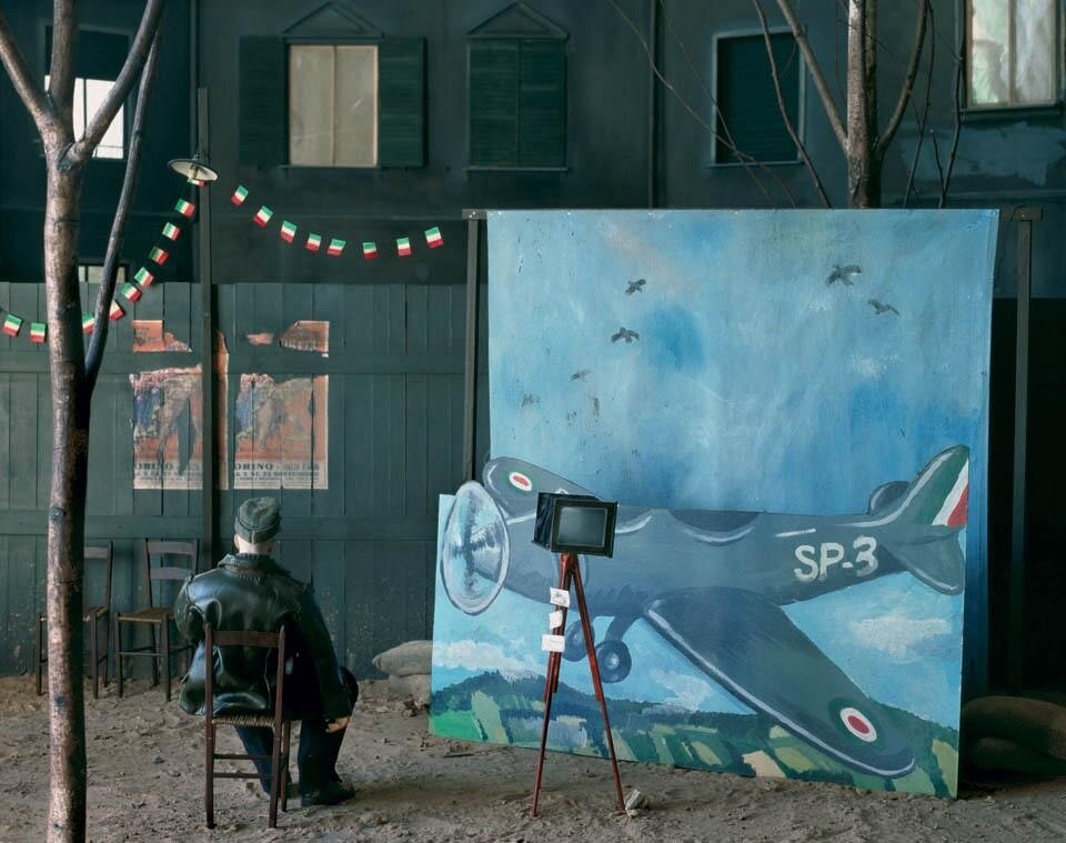 Top image: Alessandro Imbriaco, <i>04 – Roma</i>, from the series <i>A Place to Stay</i>, 2009. © Alessandro Imbriaco/Contrasto. Above: Paolo Ventura, <i>Il fotografo</i>, from the series <i>Winter Stories</i> n. 37, 2007. © Paolo Ventura and courtesy Hasted Hunt Kraeutler, New York.