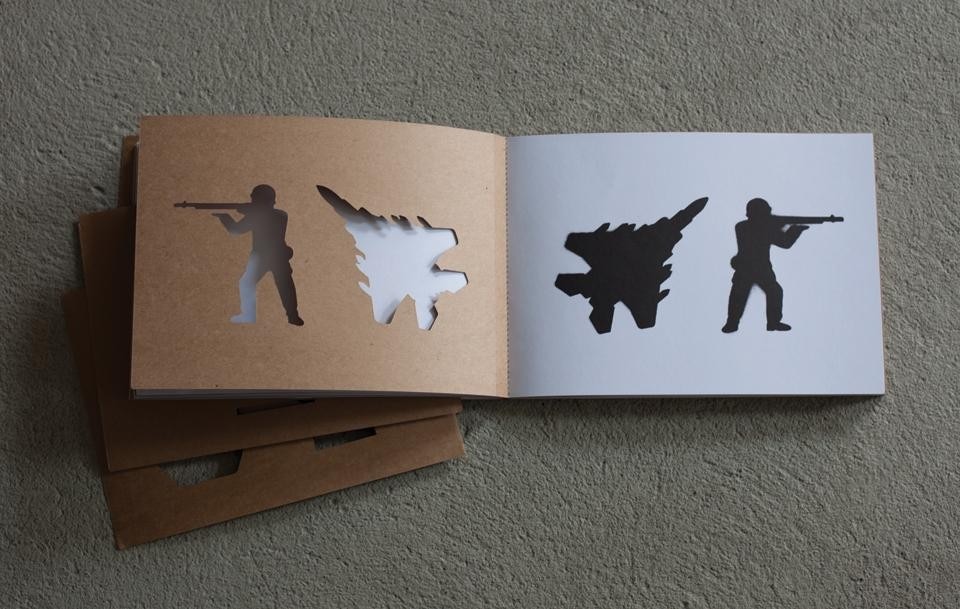 <i>The Protest Stencil Toolkit</i> by Patrick Thomas, spread <i>The Protest Stencil Toolkit</i> by Patrick Thomas, spread