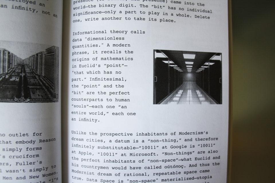 <em>CLOG: Data Space</em>, New York, May 2012. Page detail