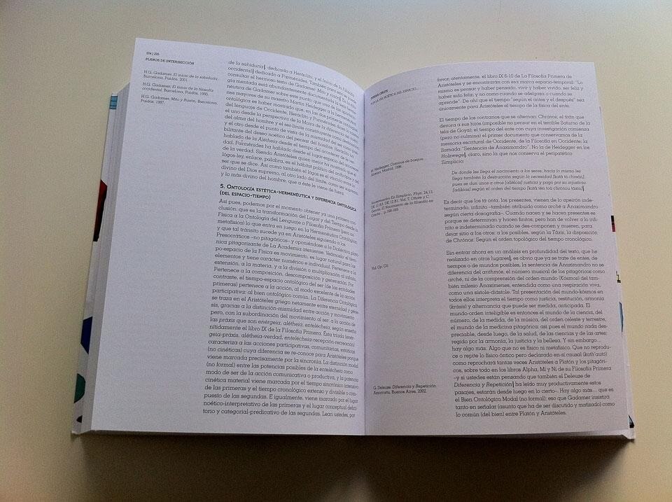 Luis Arenas and Uriel Fogué (ed.), <em>Planos de [Inter]sección: Materiales para un diálogo entre Filosofía y Arquitectura</em>[Plans of [inter]section. Materials for a dialogue between philosophy and architecture], Editorial Lampreave, 2011