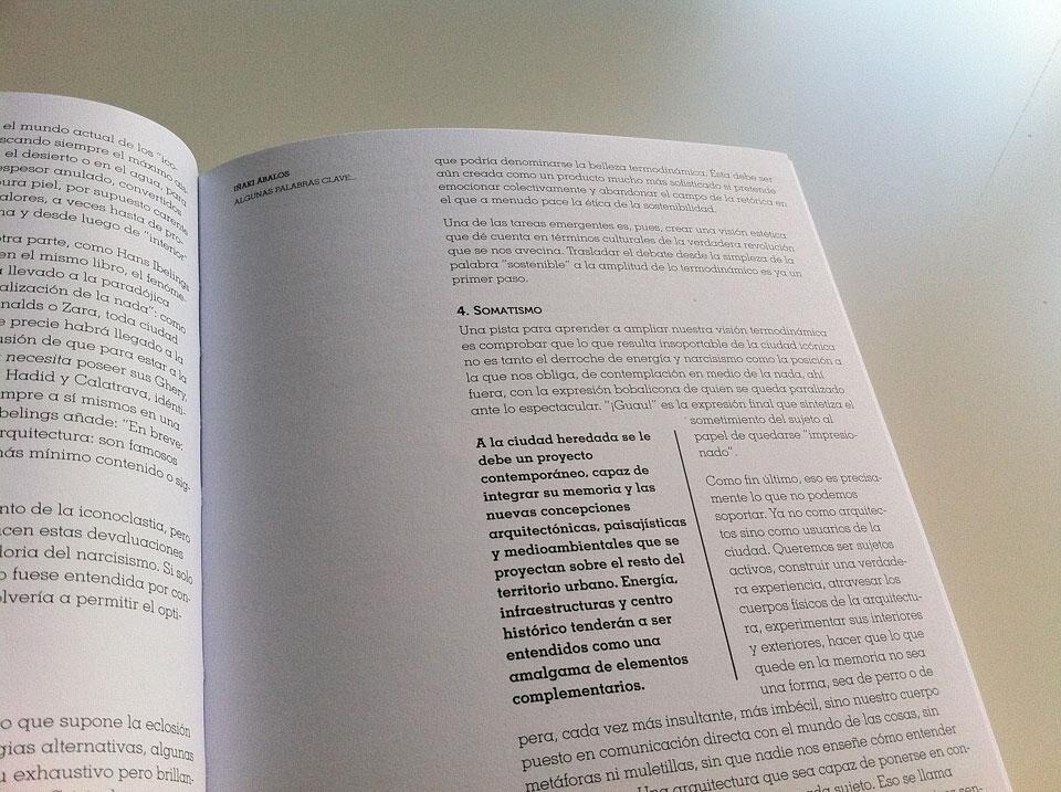 Luis Arenas and Uriel Fogué (ed.), <em>Planos de [Inter]sección: Materiales para un diálogo entre Filosofía y Arquitectura</em>[Plans of [inter]section. Materials for a dialogue between philosophy and architecture], Editorial Lampreave, 2011