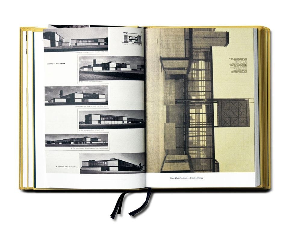 Top: the covers. Above: Max Risselada, 
<em>Alison & Peter
Smithson
A Critical Anthology</em>,
Ediciones Polígrafa, Barcelona 2011. Page detail