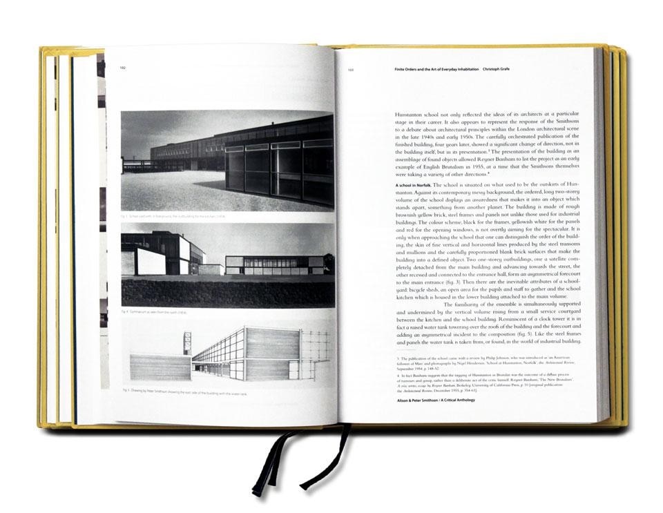 Max Risselada, 
<em>Alison & Peter
Smithson
A Critical Anthology</em>,
Ediciones Polígrafa, Barcelona 2011. Page detail