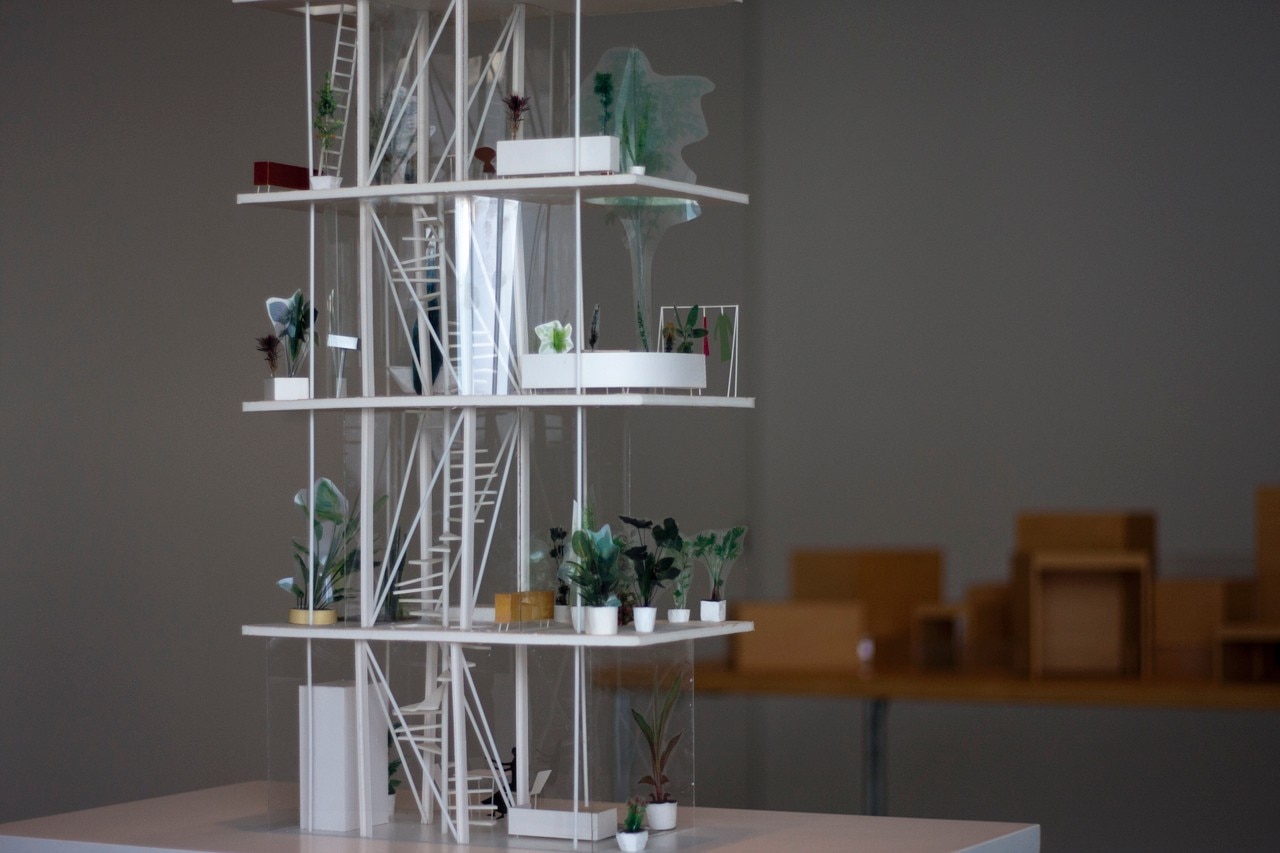 Ryue Nishizawa, Garden and House, Tokyo, Japan, model Ryue Nishizawa, Garden and House, Tokyo, Japan, model