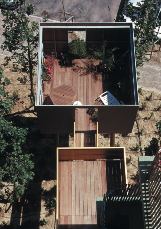 Maison Edouard François, L’immeuble qui pousse, Château–le-Lez, Montpellier,  Francia, 2000. Photo Nicolas Borel