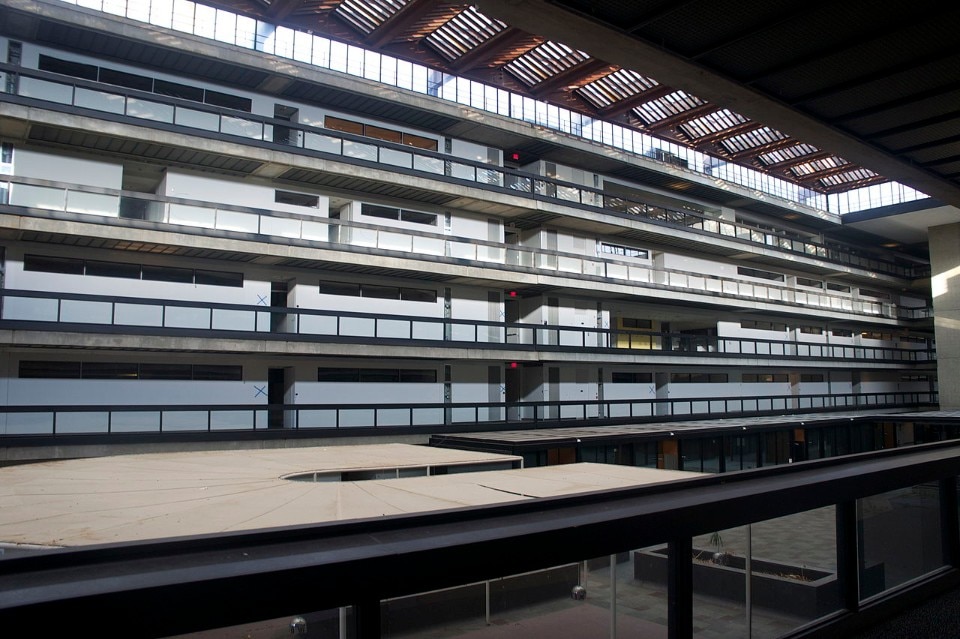 L’edificio principale dei Bell Labs, progettato da Eero Saarinen
