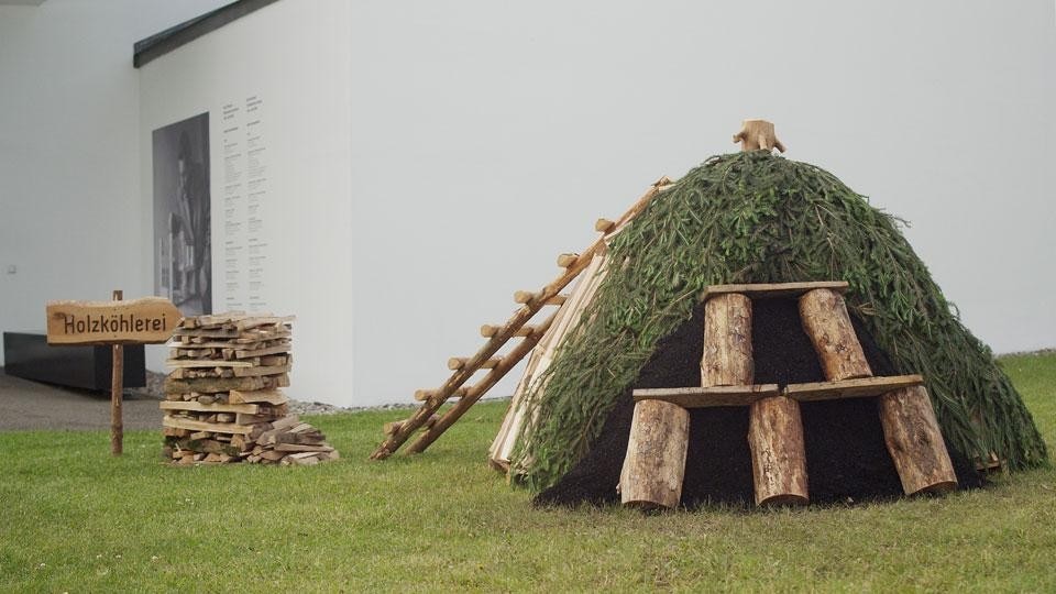Charcoal kiln outside the Vitra Design Museum Gallery, 2012