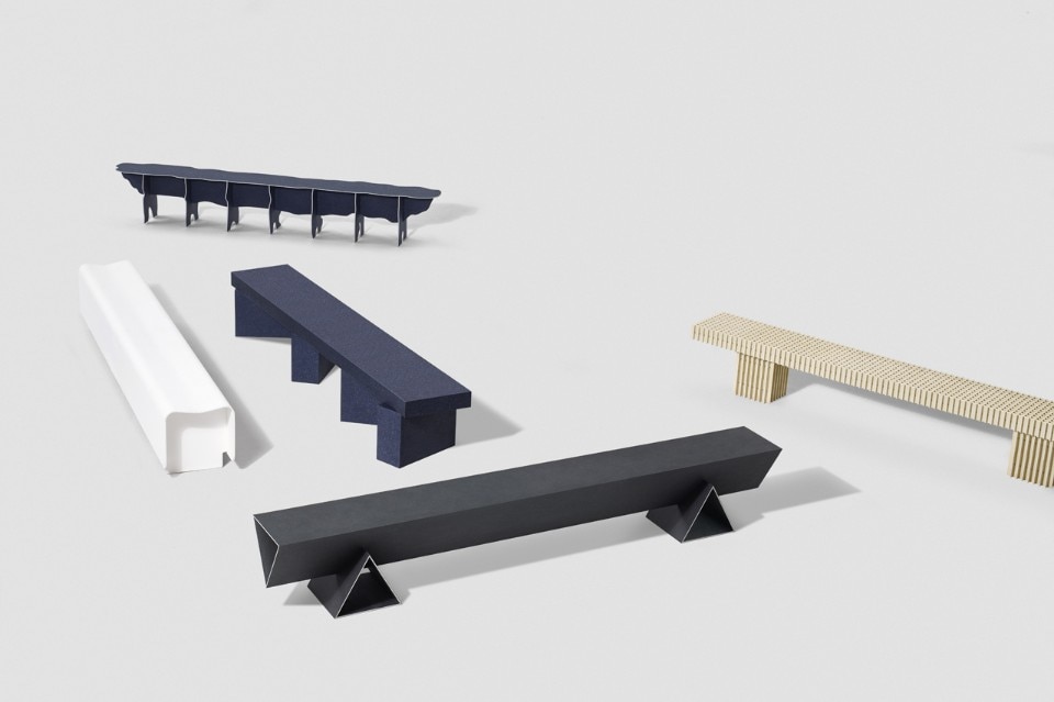 Max Lamb, Benches in Solid Textile for Kvadrat, 2017