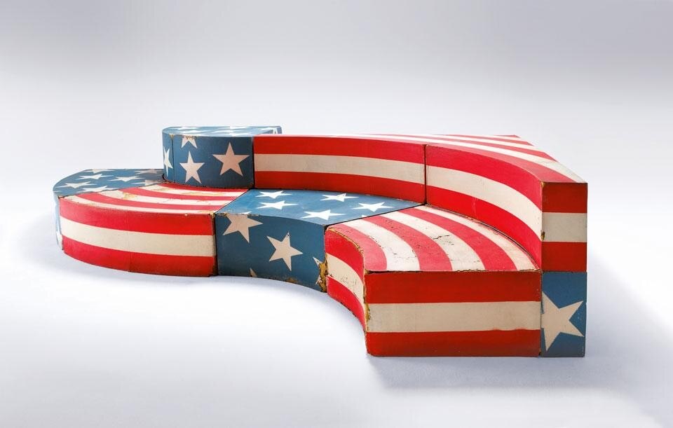 Studio 65, <em>Leonardo</em>, sofa, 1969. Colección Vitra Design Museum © Studio 65, Foto: Andreas Sütterlin Studio 65, <em>Leonardo</em>, sofa, 1969. Colección Vitra Design Museum © Studio 65, Foto: Andreas Sütterlin