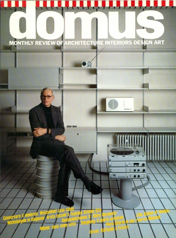 Dieter Rams, Domus cover 649, 1984