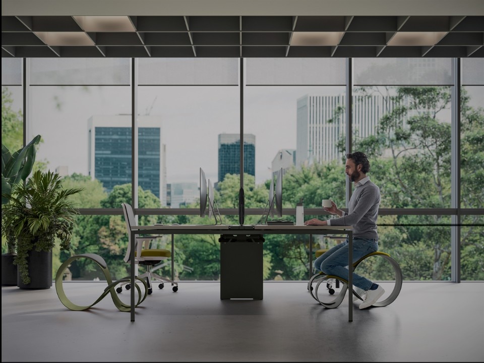 Moon Sepang sedia da ufficio ergonomica con poggiatesta design moderno
