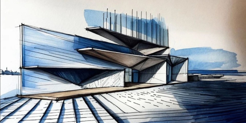 domus - besenzoni, riflessi sul mare