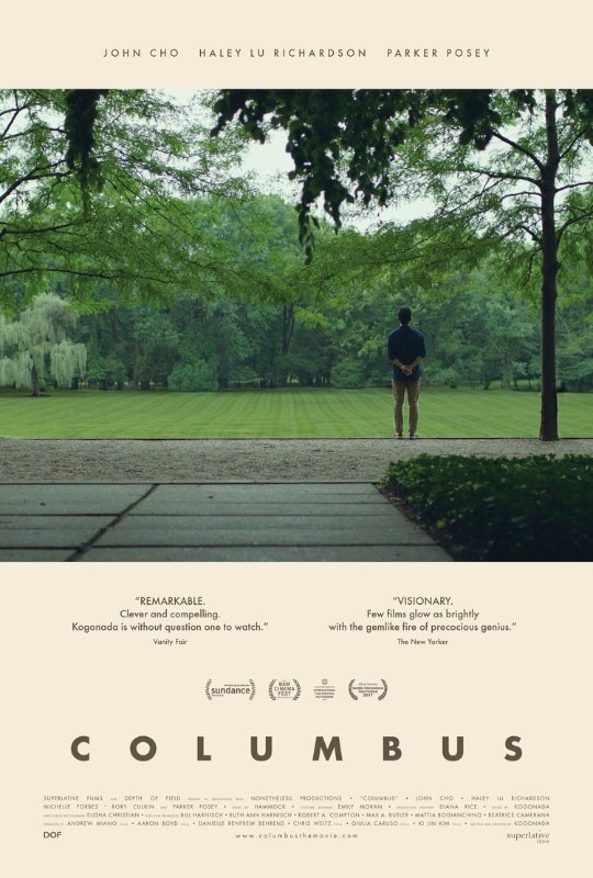 Coumbus, poster of the film Coumbus, poster of the film