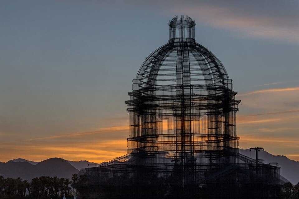 Edoardo Tresoldi, Etherea, Coachella 2018. Photo Roberto Conte