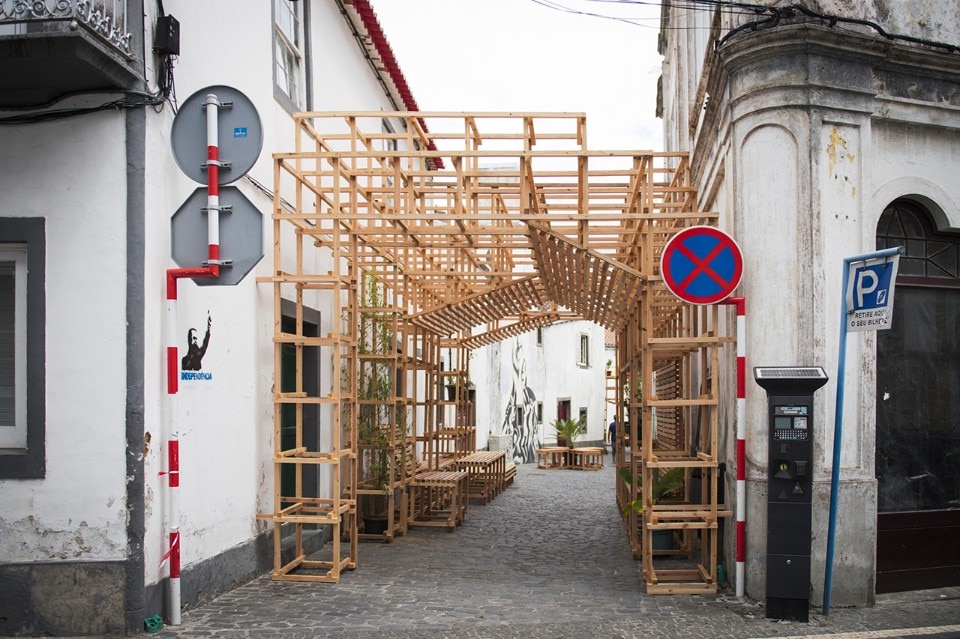 Orizzontale, Casa do Quarteirao, isola di São Miguel, 2016. Foto Sara Pinheiro