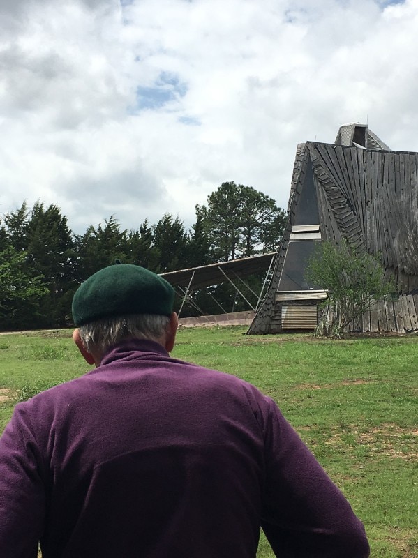 Herb Greene, at his Prairie House