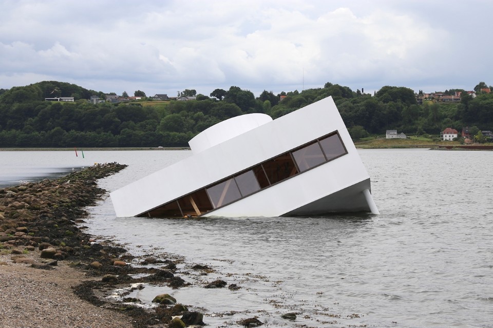 Asmund Havsteen-Mikkelsen, Flooded Modernity, Floating Art Festival, Vejle, Denmark, 2018