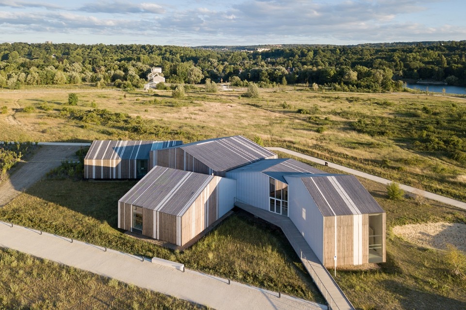 AWP + HHF, observatory, insects museum and visitor center, Carrières-sous-Poissy, France, 2016