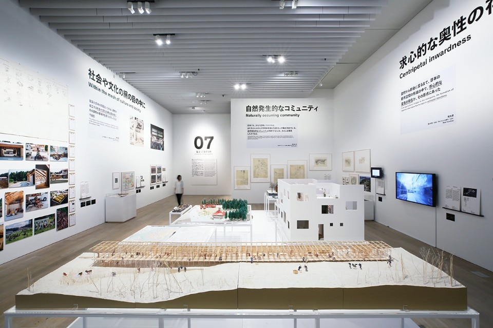 Japan in Architecture: Genealogies of its Transformation, veduta della mostra, Mori Art Museum, Tokyo, 2018