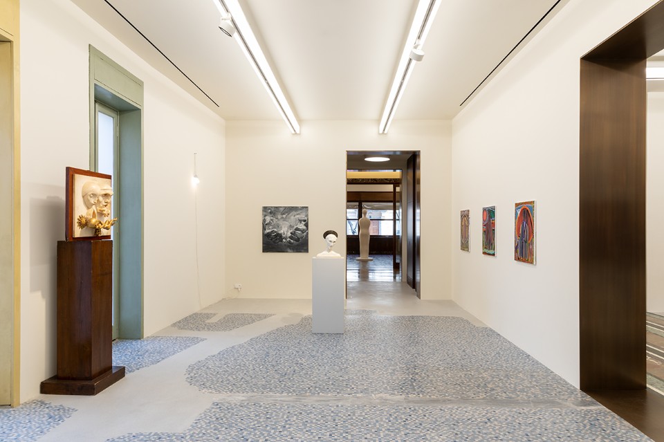 Set up for the exhibition “MCMXXXIV”, in collaboration with Francesco Bonami. The exhibition pays tribute to the year of the beginning of the construction of Casa Corbellini-Wassermann. From 8 March to 18 May 2019. Photo Roberto Marossi