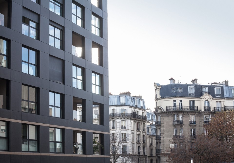 LAN, 40 housing units, Paris XVII (Batignolles), France. Photo © Julien Lanoo